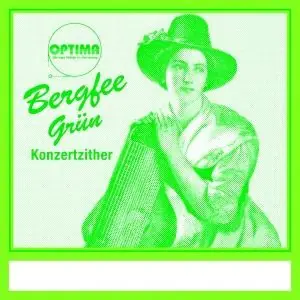 Fast ausverkauft | Bergfee Zither-Saiten Satz 1321-MS38 38-saitig, grüne Serie, Harfenzither